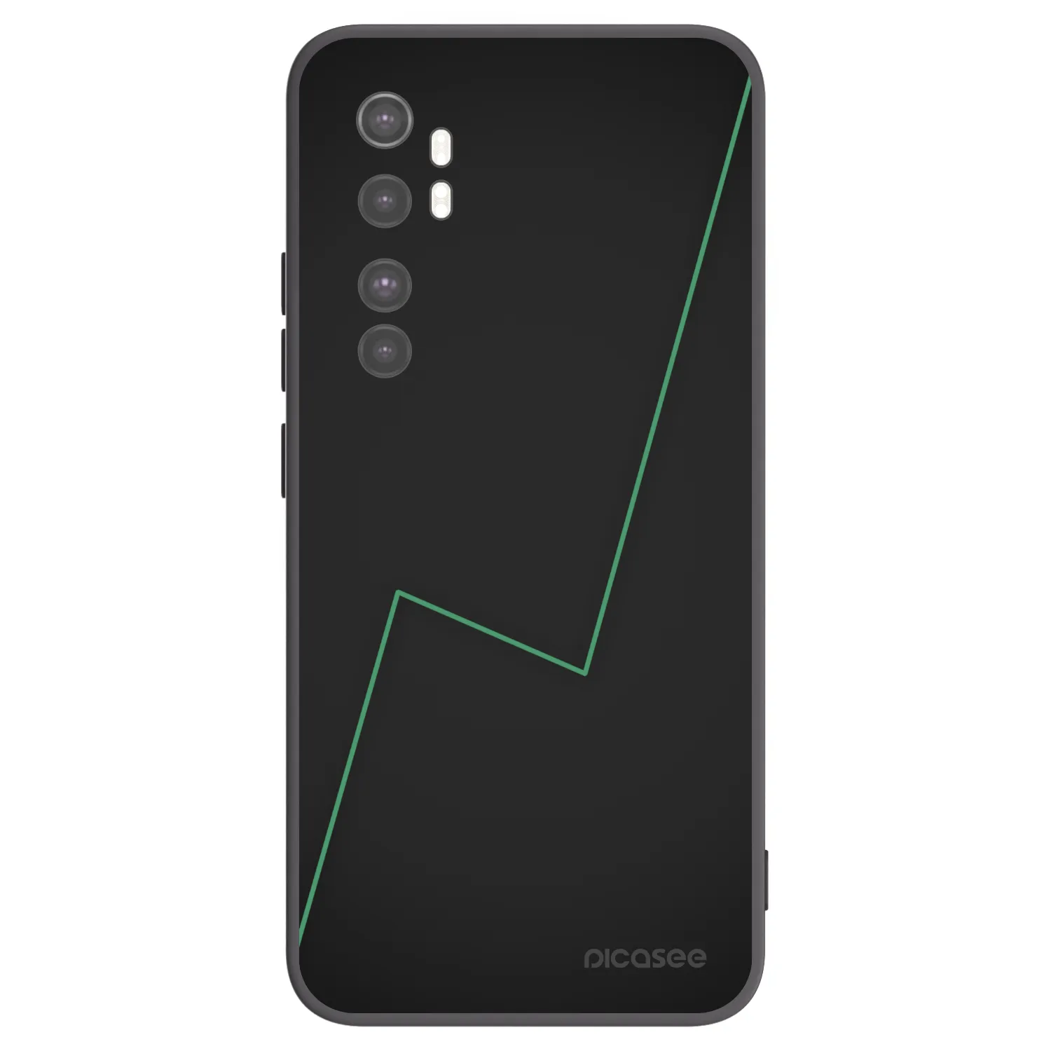 Picasee silikonový černý obal pro Xiaomi Mi Note 10 Lite - Consistency
