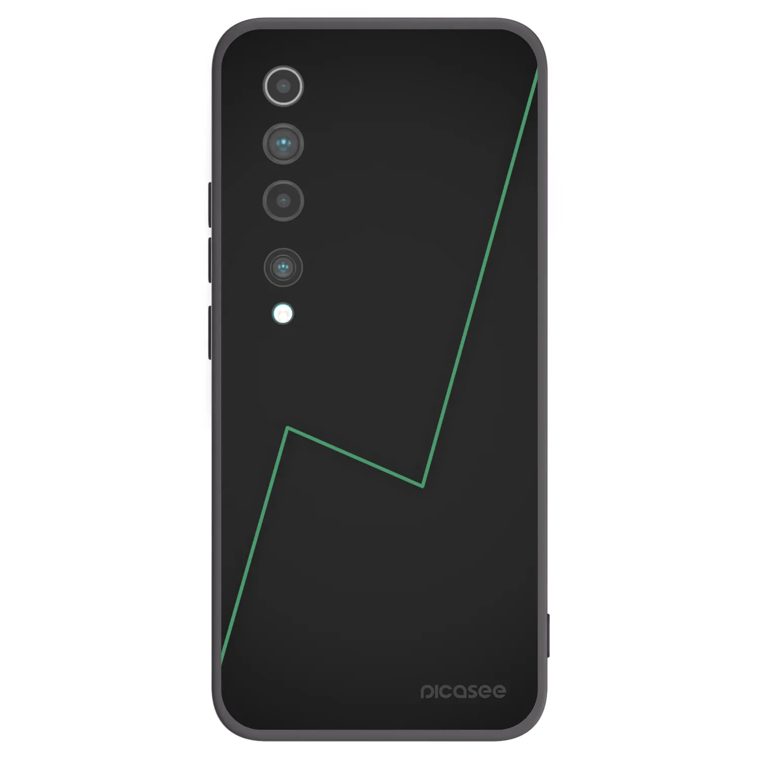 Picasee silikonový černý obal pro Xiaomi Mi 10 - Consistency