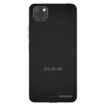 Picasee silikonový průhledný obal pro Huawei Y5P - Discipline
