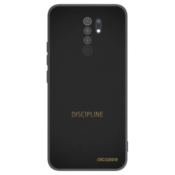 Picasee silikonový černý obal pro Xiaomi Redmi 9 - Discipline