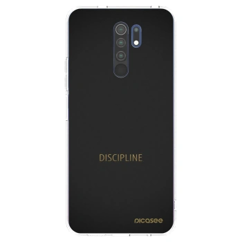 Picasee silikonový průhledný obal pro Xiaomi Redmi 9 - Discipline