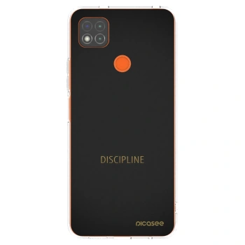Picasee silikonový průhledný obal pro Xiaomi Redmi 9C - Discipline