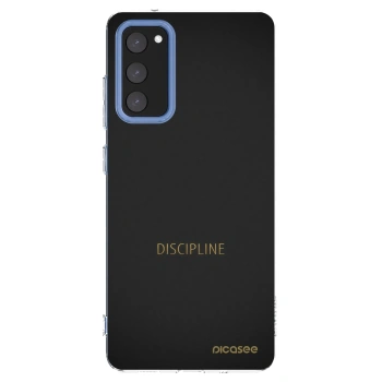 Picasee silikonový průhledný obal pro Samsung Galaxy S20 FE - Discipline