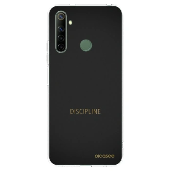 Picasee silikonový průhledný obal pro Realme 6i - Discipline