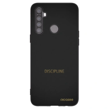 Picasee silikonový černý obal pro Realme 5 - Discipline