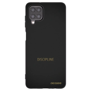 Picasee silikonový černý obal pro Samsung Galaxy A12 A125F - Discipline