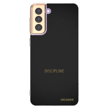 Picasee silikonový průhledný obal pro Samsung Galaxy S21+ 5G G996F - Discipline