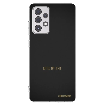 Picasee silikonový průhledný obal pro Samsung Galaxy A52 5G A525F - Discipline
