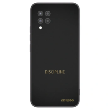 Picasee silikonový černý obal pro Samsung Galaxy A42 A426B - Discipline
