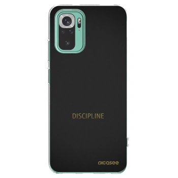 Picasee silikonový průhledný obal pro Xiaomi Redmi Note 10 Pro - Discipline