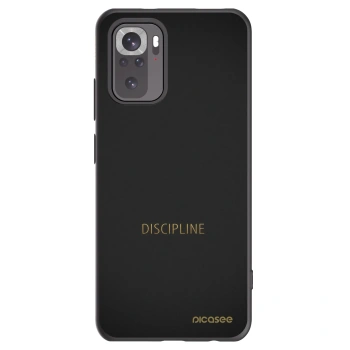 Picasee silikonový černý obal pro Xiaomi Redmi Note 10S - Discipline