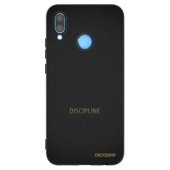 Picasee silikonový černý obal pro Huawei P20 Lite - Discipline