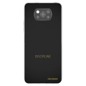 Picasee silikonový černý obal pro Xiaomi Poco X3 Pro - Discipline
