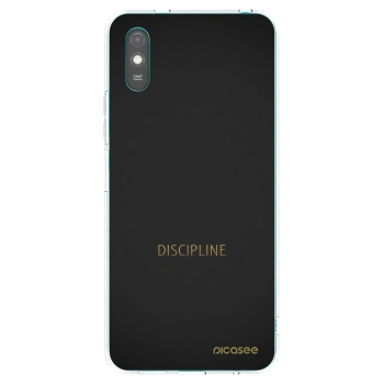 Picasee silikonový průhledný obal pro Xiaomi Redmi 9AT - Discipline