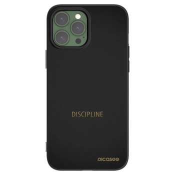 Picasee silikonový černý obal pro Apple iPhone 13 Pro Max - Discipline