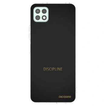 Picasee silikonový průhledný obal pro Samsung Galaxy A22 A226B 5G - Discipline