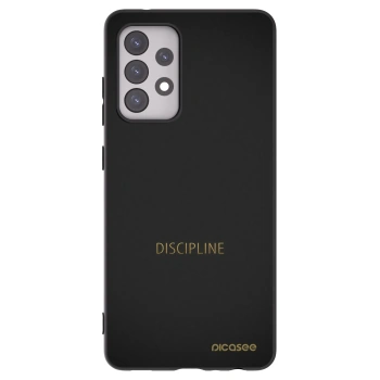 Picasee silikonový černý obal pro Samsung Galaxy A52s 5G A528B - Discipline