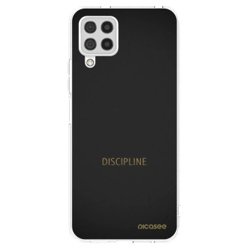 Picasee silikonový průhledný obal pro Samsung Galaxy A22 A225F 4G - Discipline
