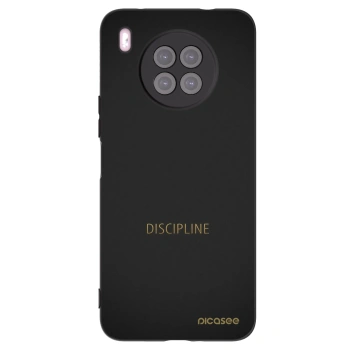 Picasee silikonový černý obal pro Huawei Nova 8i - Discipline