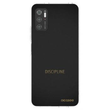 Picasee silikonový průhledný obal pro Xiaomi Poco M3 Pro 5G - Discipline