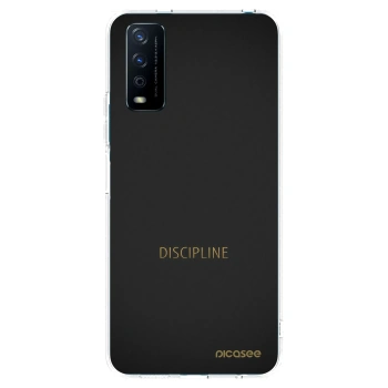 Picasee silikonový průhledný obal pro Vivo Y11s - Discipline