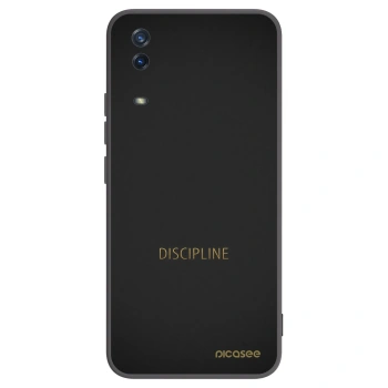Picasee silikonový černý obal pro Vivo Y11s - Discipline