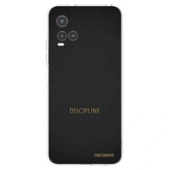 Picasee silikonový průhledný obal pro Vivo Y33s - Discipline