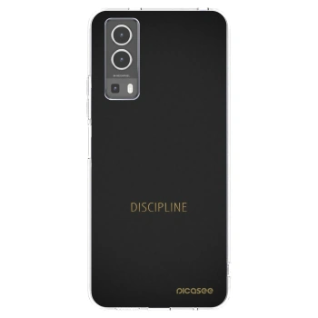 Picasee silikonový průhledný obal pro Vivo Y72 5G - Discipline