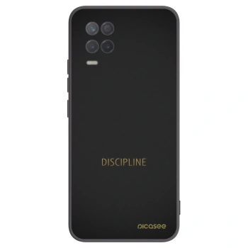 Picasee silikonový černý obal pro Realme 8 5G - Discipline