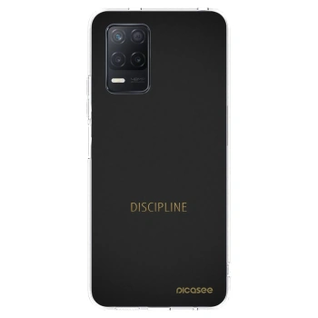 Picasee silikonový průhledný obal pro Realme 8 5G - Discipline