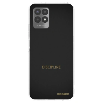Picasee silikonový průhledný obal pro Realme 8i - Discipline