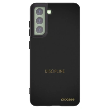Picasee silikonový černý obal pro Samsung Galaxy S21 FE 5G - Discipline