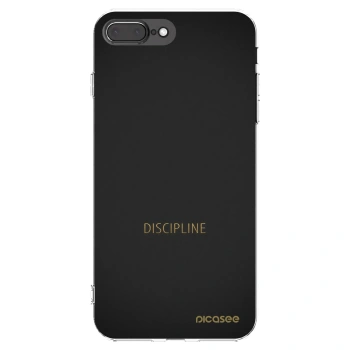 Picasee silikonový průhledný obal pro Apple iPhone 7 Plus - Discipline