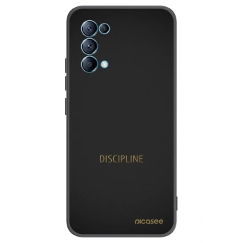 Picasee silikonový černý obal pro OPPO Reno 5 5G - Discipline