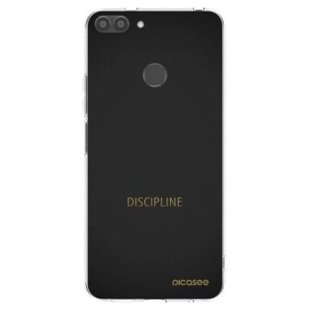 Picasee silikonový průhledný obal pro Huawei P Smart - Discipline