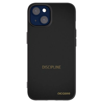 Picasee silikonový černý obal pro Apple iPhone 14 - Discipline