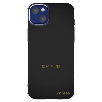 Picasee silikonový průhledný obal pro Apple iPhone 14 Plus - Discipline