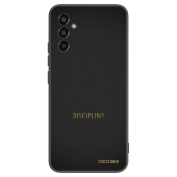 Picasee silikonový černý obal pro Samsung Galaxy M13 M135F - Discipline