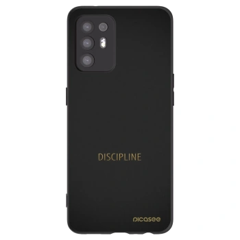 Picasee silikonový černý obal pro OPPO A94 5G - Discipline