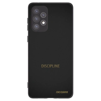 Picasee silikonový černý obal pro Samsung Galaxy A73 5G - Discipline
