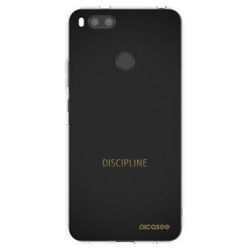 Picasee silikonový průhledný obal pro Xiaomi Redmi A1 - Discipline