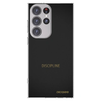 Picasee silikonový průhledný obal pro Samsung Galaxy S23 Ultra 5G - Discipline