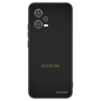 Picasee silikonový černý obal pro Xiaomi Poco X5 - Discipline