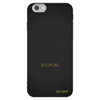 Picasee silikonový průhledný obal pro Apple iPhone 6/6S - Discipline