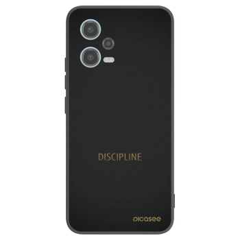 Picasee silikonový černý obal pro Xiaomi Redmi Note 12 5G - Discipline