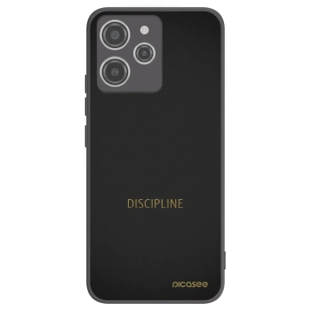 Picasee silikonový černý obal pro Xiaomi Redmi 12 4G - Discipline