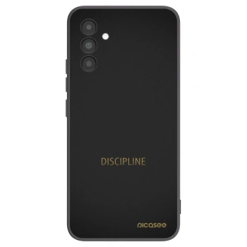 Picasee silikonový černý obal pro Samsung Galaxy A04s A047F - Discipline