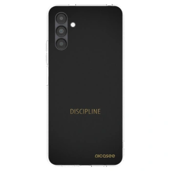 Picasee silikonový průhledný obal pro Samsung Galaxy A04s A047F - Discipline