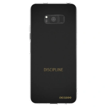 Picasee silikonový průhledný obal pro Samsung Galaxy S8 G950F - Discipline
