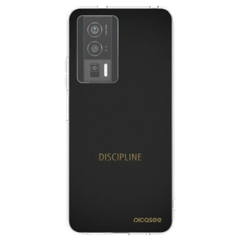 Picasee silikonový průhledný obal pro Xiaomi Poco F5 Pro 5G - Discipline